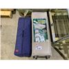 Image 1 : ULTIMATE BYO BED QUEEN SIZE & EVENFLO HAPPY CAMPER PLAYPEN