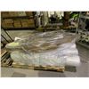 Image 1 : PALLET OF PLASTIC SHEETING & LIGHTBULBS