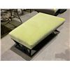 Image 2 : MODERN METAL & FABRIC BENCH