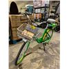 Image 2 : *TESTED WORKING* GREEN & YELLOW E-BIKE WITH BATTERY, KEY & CHARGER