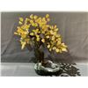 Image 2 : LARGE CITRINE BONSAI TREE ON AMETHYST BASE 14" RETAIL $3200