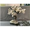 Image 3 : LARGE ROSE QUARTZ BONSAI TREE ON AMETHYST BASE 14" RETAIL $3200