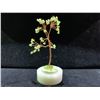 Image 1 : SMALL PERIDOT WITH JADE BONSAI TREE 5" RETAIL $350
