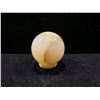 Image 1 : YELLOW ONYX WITH INCLUSION LINES SPHERE RETAIL $780