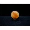 Image 1 : RED ORANGE CARNELIAN SPHERE RETAIL $480 (SMALL CHIP)