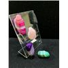 Image 2 : ROSE QUARTZ & AGATE DISPLAY RETAIL $280 (1 PIECE UNATTACHED)