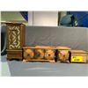 Image 1 : 4 ASSORTED JEWELRY BOXES WITH SOME JEWELRY CONTENTS