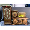 Image 6 : 4 ASSORTED JEWELRY BOXES WITH SOME JEWELRY CONTENTS