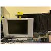 Image 2 : *UNKNOWN CONDITION* 3 ASSORTED COMPUTER MONITORS (NO POWER CORDS) & ELECTROHOME 15" TV WITH POWER