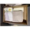 Image 2 : 2 BOXES QUEEN SHEETS, 3 X FLAT, 2 X FITTED, 1 X QUILT COVER. 15 PILLOW CASES