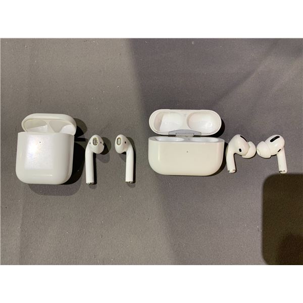 *UNKNOWN CONDITION* 2 PAIRS OF APPLE AIRPODS