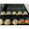 Image 3 : LOT OF ASSORTED REPRODUCTION CHAMPIONSHIP RINGS INCLUDING; DETROIT RED WINGS, EDMONTON OILERS,
