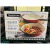 Image 1 : TRAMONTINA 2-PC ENAMELED CAST IRON SKILLETS