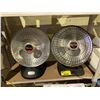 Image 1 : 2 PRESTO HEATDISH PARABOLIC HEATERS
