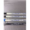 Image 2 : Lot Of 4 DOM Elite 9300 Hockey Sticks w/ 54" Shaft. NO SHIPPING