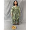 Timeless Collection Native American 29" Porcelain Doll w/ Wood Stand. Limited Edition 3232/5000
