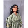 Image 2 : Timeless Collection Native American 29" Porcelain Doll w/ Wood Stand. Limited Edition 3232/5000