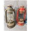 Image 2 : Lot Of Vintage Oil Lanterns -2 Beacon (1 without glass insert), Dietz No.100 & Other
