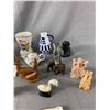 Image 2 : Misc Lot- Mini Tea Cup, Vase, Demi Tasse Cup/Saucer, Figurines & More