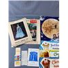 Image 2 : Misc Lot - Vintage Spring Grip Curlers, Disney Land Tray Gift, Ephemera & More