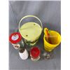 Image 2 : Vintage Kitchen Finds - Maxim Jar, Stir Sticks, McDonalds Pail & Cups, Shooter Glass & More