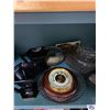 Image 2 : Vintage Lot - German Barometer, Glass Gelatin Mold, Water Pitcher, Platers & More