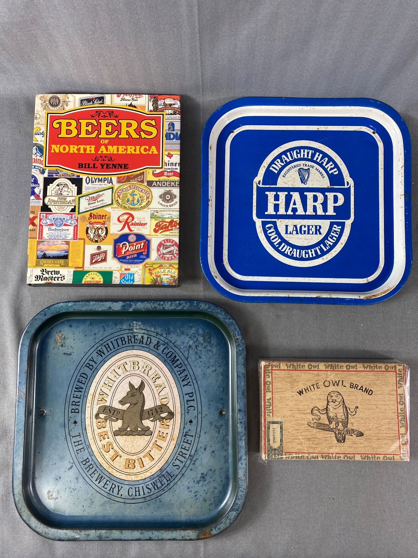 Vintage Lot - Beers Of North America Hard Cover Book,White Owl Tobacco ...