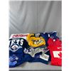 Lot Of Mostly Youth Sized Team Jerseys - Canucks ( 14/16), Predators (S/M) , Signed Canucks (10/12) 