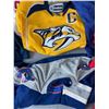 Image 3 : Lot Of Mostly Youth Sized Team Jerseys - Canucks ( 14/16), Predators (S/M) , Signed Canucks (10/12) 