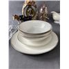 Image 5 : Lot Of Mikasa "Ciara" Dishes, Crystal Cream/Sugar Set, & More