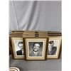 Image 2 : Framed Photos Of "Important Looking Men" Possibly From Movie Prop & Wooden Crate