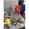 Image 2 : Lot Of StarWars Collector Cars & Various Comic Books In Bag On Board