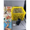 Image 2 : Lot Of Milk Bottles, Misc Magazines, Grinder & Portable Speaker (NIB)