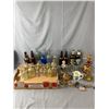 Lot Of Vintage Bottles, Beer Bottles, Decanter w/ Glasses, Crumb/Ash Brush & More. NO SHIPPING