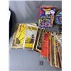 Image 2 : Vintage Lot - Various Magazines, Paperback Novels, Harry Potter Clock, Electronic Tubes & More