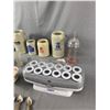 Image 2 : Lot Of Home Décor - Vintage Beer Mugs, Tea Cups, Vases, Conair Curling Set & More