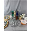 Vases, Decanters, Pyrex, CorningWare, Collector Plates "Romantic Garden" #1 And 2 & More. NO SHIPPIN