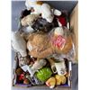 Image 2 : Lot Of Various Ceramic Owls, Small Plush Toys (Some Ty Beanie Babies) & More