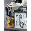Image 2 : Brother Sewing Machine (As Is), Flashlights, Portable GE Radio, Cassette Holder w/ Cassettes & More