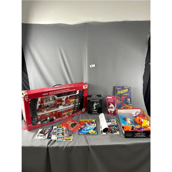 InfraRed Control Classic Train, Baseball Player Figurines, McDonalds Furby Toys & More