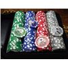 Image 2 : POKER CHIP SET in leather RBC case