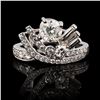 Image 1 : 1.01 ctw Diamond Platinum Ring (1.85 ctw Diamond)