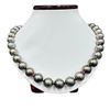 Image 1 : Pearl and Diamond Necklace - 14KT Yellow Gold
