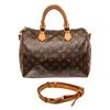 Image 1 : Louis Vuitton Speedy 30 Bandouliere Boston Bag Brown Monogram Coated Canvas