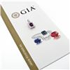 Image 1 : Vintage 18k White Gold 3.34 ctw GIA Oval Ruby Solitaire Diamond Enhancer Pendant
