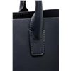 Image 6 : Mansur Gavriel Navy Blue Leather Triangle Handbag