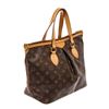 Image 4 : Louis Vuitton Brown Monogram Canvas Leather Palermo PM Shoulder Bag