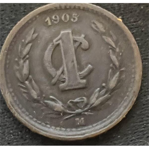 1905 M Mexico 1 Centavo Fine