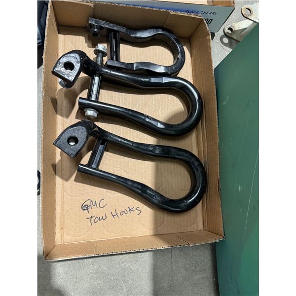 GMC tow hooks