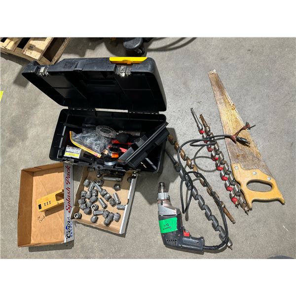 Tools and box